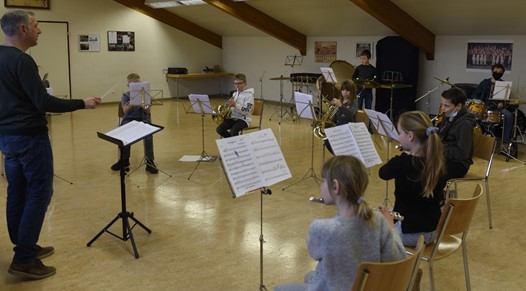 Beginnerband Brass Band Harmonie Wolfwil